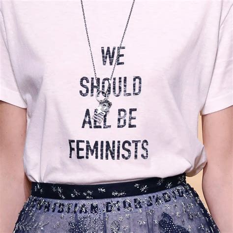 we should all be feminist dior|'WE SHOULD ALL BE FEMINISTS' T.